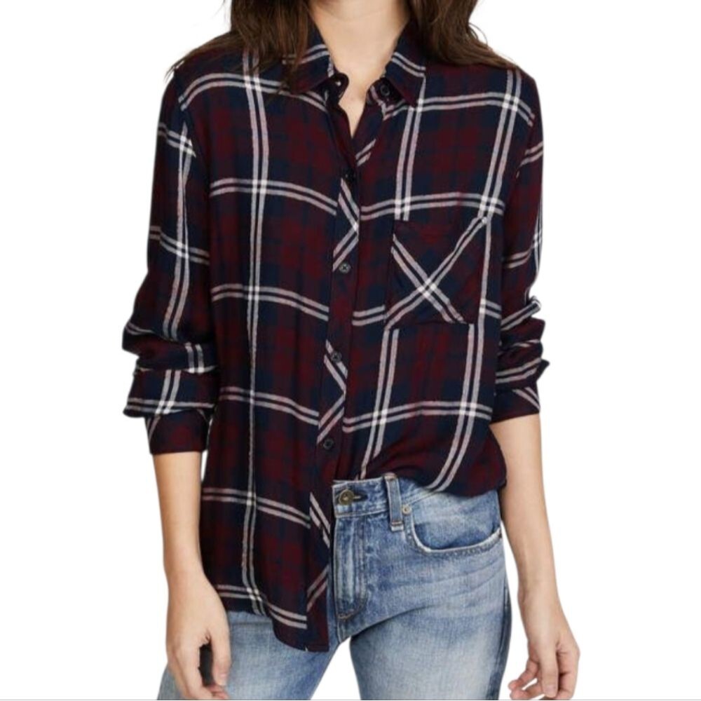 Rails Plaid Button Down Ladies Shirt